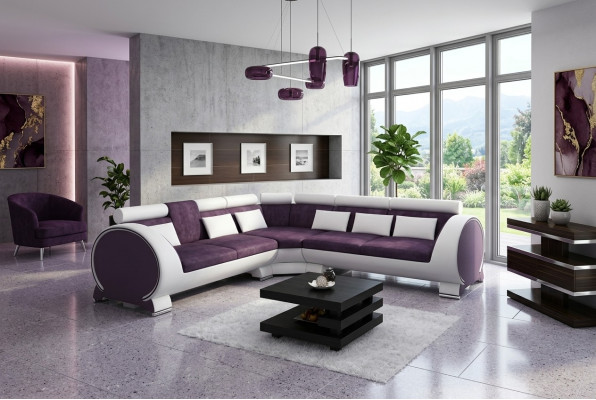 Wunnlandschaft Canapé Polster Sofa Sëtz Eck Eck Wunnlandschaft Garnitur LT01 NEI