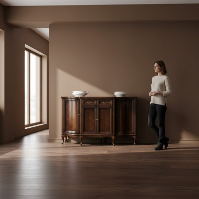 Klassesch Kommode Kommoden Kommodenschaf Antik Stil Schaf Holzmodell