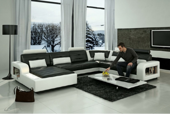 Ecksofa Sofa Couch Polster Wunnlandschaft Lieder Eck Sofas Garnitur U Form H2209