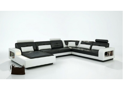 Ecksofa Sofa Couch Polster Wunnlandschaft Lieder Eck Sofas Garnitur U Form H2209