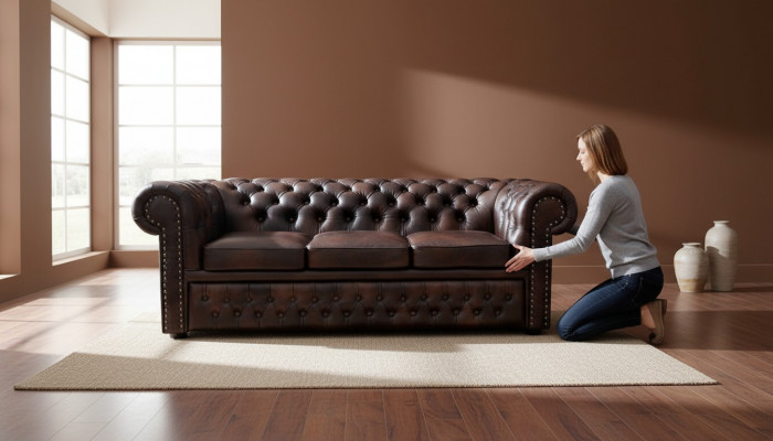 Chesterfield Sofa Canapé Liederzofa Polster Garnitur Leicester Wunn Couchen Nei