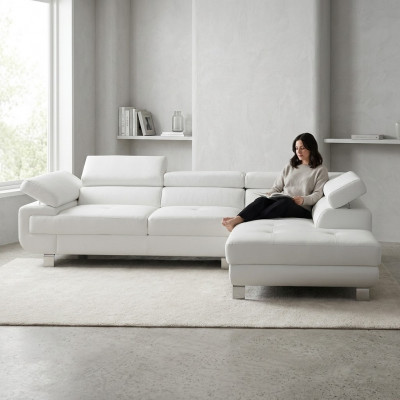 Eckcouch Canapé Sofa Wohnlandschaft Garnitur Gepolstert Ecke Schlofcouch Bettfunktioun