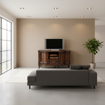 Klasseschen antike Style TV Sideboard Ënnerschank RTV Fernsehkabinet Model W-RTV