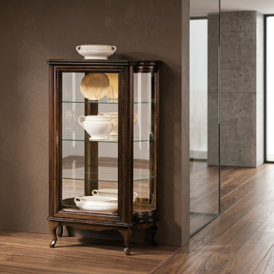 Klassesch Vitrine Schaf Italienesch Miwwelen Vitrineschaf Vitrinnen Nei WW3-4
