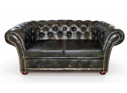 Chesterfield Sofa Garnitur 3 Sëtzer Polster Lieder Sofas Nei LEICESTERII