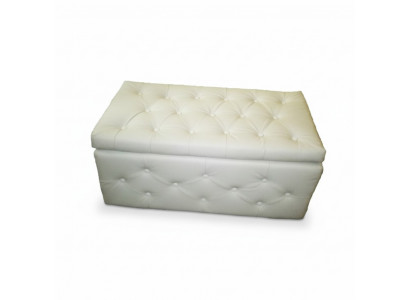 Hocker Chesterfield Beistellhocker Ottomane Canapé Lieder Stoff Textil CHESTER17