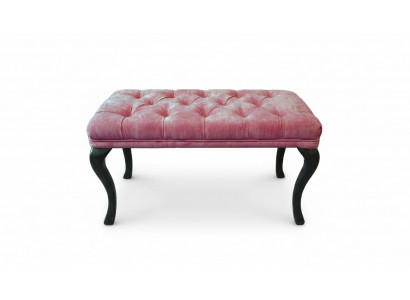 Chesterfield Hocker Niewendësch Hocker Ottomane Couch Lieder Stoff TORBAY II Nei