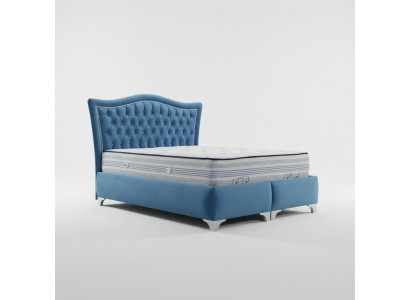Chesterfield Bett Polsterbett Duebelbett Better Grouss XXL Designer Luxus Bett Neit