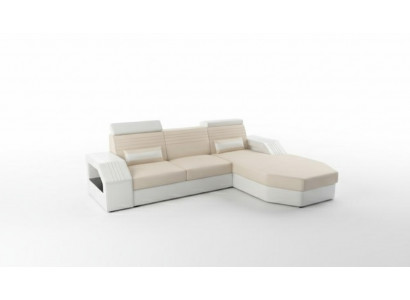 Designer Sofa Canapé Ecksofa Lieder Stëbs Textil Polster Garnitur Wunnlandschaft
