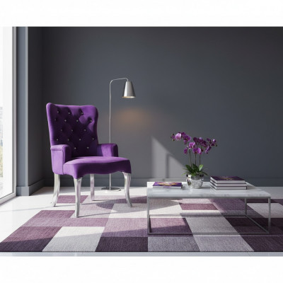 Designer Sëtz Plüsch Sofa Lounge Club Sofa mat Kristallsteng Stull Still Nei