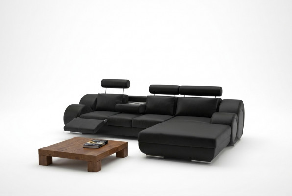 Designer Garnitur Wunnlandschaft Eckcouch Couch Sofa Polstersofa Ledersofa Sofas Neien