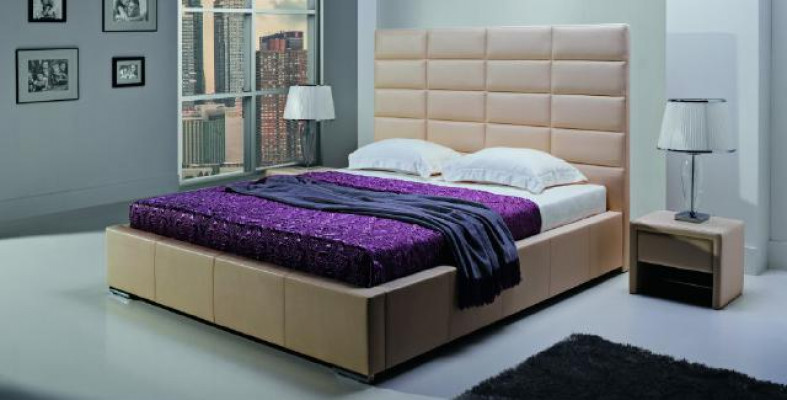 BETT DESIGNER POLSTERBETT MANŽETTE DOPPELTBETT MINI-MAXI 2101