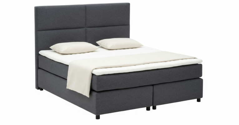 Kontinentalt Boxsprang Bett Better Textil Bett Polster Héich Duebel Lieder