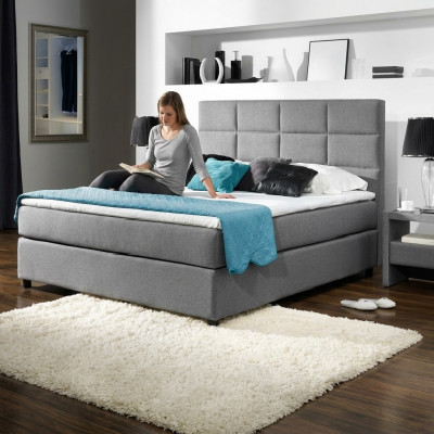 Kontinentale Boxspring Bett Better Duebel Lieder Polstereck Hoch Textil Bett
