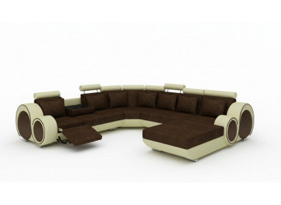 XXL TEXTIL ZOFA WUNNZIEMER STOFF COUCH GROSSE ZOFA POLSTEREN ECK ZOFA NEI