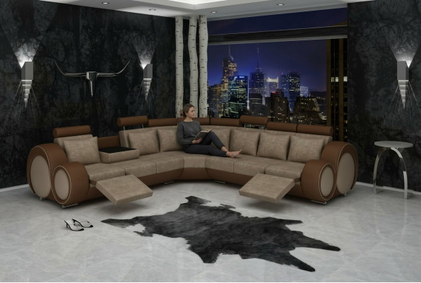 Stoff Sofa Designersofa Couch Ecksofa Wunnlandschaft Eck Nei Garnitur Lieder !!!