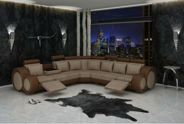 Stoff Sofa Designersofa Couch Ecksofa Wunnlandschaft Eck Nei Garnitur Lieder !!!