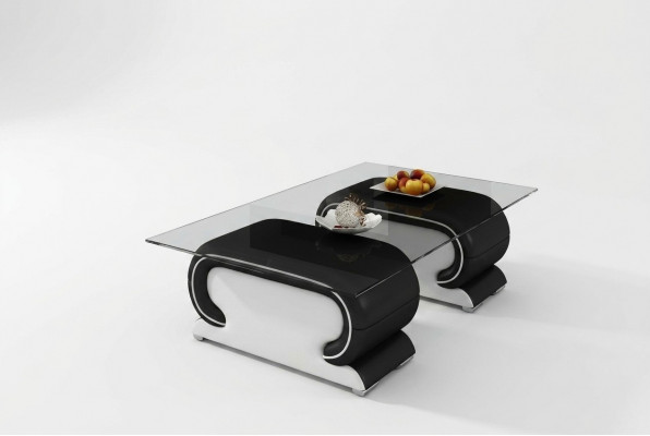 Designer Gliesdësch Dësch Polster Lieder Dësch Canapé Sofa Léierdëscher