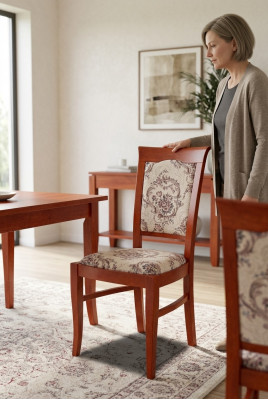 Massivholz Stull Iesszëmmerstull Designer Liederstull Still Iesszëmmerstill K13
