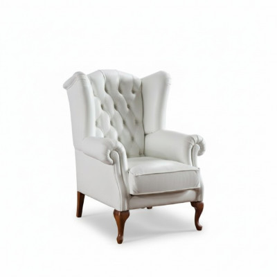 Chesterfield Vollleder Klassesche Fernseh-Ohrensessel CL-FOTEL