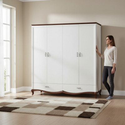 Massivholz Echt Holz Handaarbecht Klassesch Schief Schaf Schafwand MI-4D Nei
