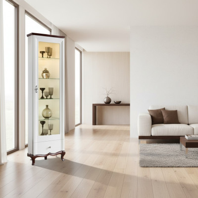 Massivholz Echt Holz Handaarbecht Klassesch Vitrine Vitrine Schaf Vitrine MIWN
