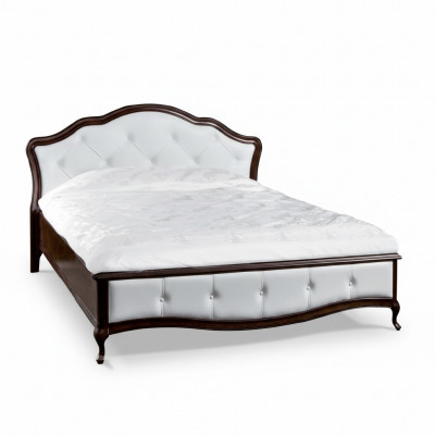 Bett Bestietsbett Duebelbett Kinnekbett Schlofzëmmer Klassesch Liederbett Modell V-2T