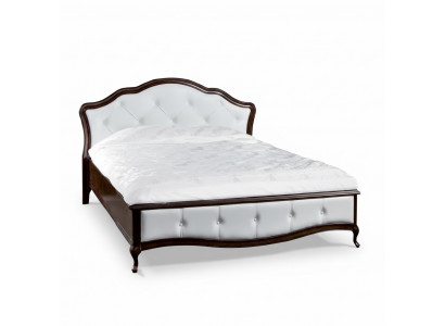 Bett Bestietsbett Duebelbett Kinnekbett Schlofzëmmer Klassesch Liederbett Modell V-2T