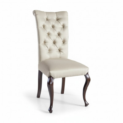 Klassesch Still Designer Stull Holzstull Kinneksstull Chesterfield Iesszëmmerstull