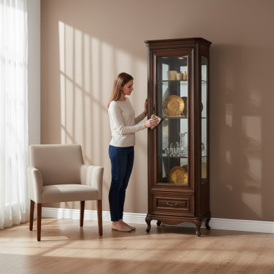 Klassesch Vitrinneschaf Wäonzëmmer Vitrinneschaf Vitrine Nei VW1/2 Vitrine