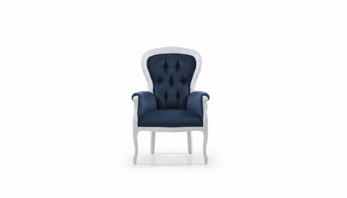 Chippendale Sëtzfauteuil Ouerfauteuil Canapé mat Féisschette Set Schett Klavierhocker Nei