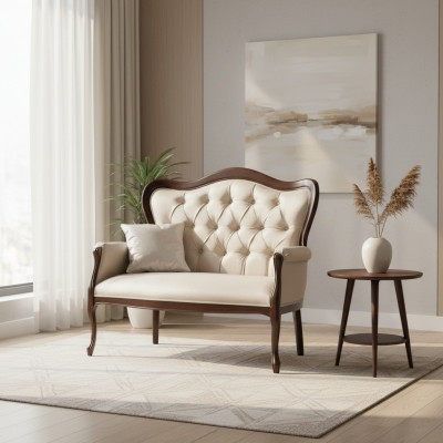 Chippendale Sofa Couch Këssenbank Bank Sëtzbank 3er Bank Sofa Couch Modell W-2