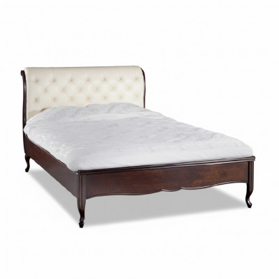 Chesterfield Bett Bedden Duebelbett Ehebett Italienesch Miwwelen Holz Lieder Textil