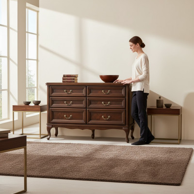 Klassesch Kommode Kommoden Antik Stil Holz Kommodenschaf Sideboard Italien