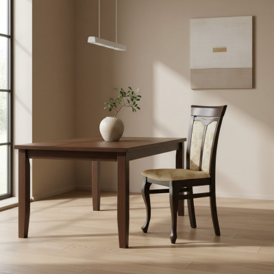 Klassesch Still Stull Iesszëmmerstull Kinnekslehnstull Holz - Modell W-02
