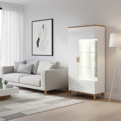 Klassesch Vitrinn Kommoden Vitrinnen Vitrinenschaf Schaf Glasschaf TO-W2