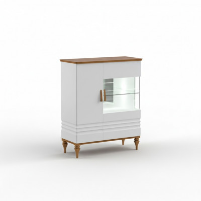 Moderner Vitrineschaf Living Zëmmer Héichschaf Hotel Vitrinen Aspen AS-W12