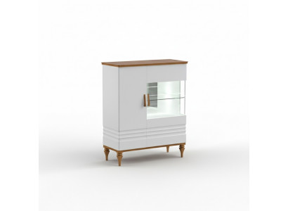 Moderner Vitrineschaf Living Zëmmer Héichschaf Hotel Vitrinen Aspen AS-W12