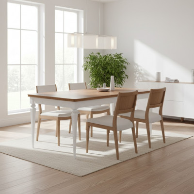 Groussen Dësch Iessdësch Holzdësch Konferenzdësch Auszéiht 220cm Model TO-S1