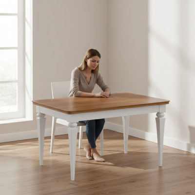 Klassesche Couchtisch Holzdësch Bäizaldësch Dëscher Wunnzëmmer Neit Modell TO-S2