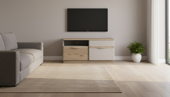 TV Lowboard Board Schaf Fernsehtësch Ënnerschaf RTV Komoud Komoden CM-RTV/M