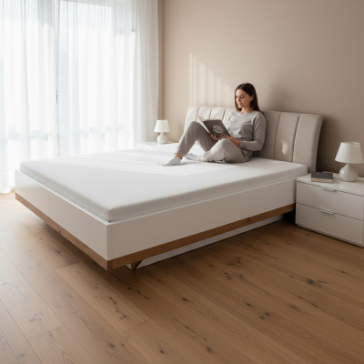 Klassesch Bett Better Eebett Duebelbett Holzbett Landhaus - Model CM-B3