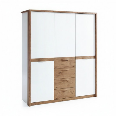 Klassesch Schief Beleschschlofzimmer Miwwelen Kleederschaf Holzschaf - CM-3D