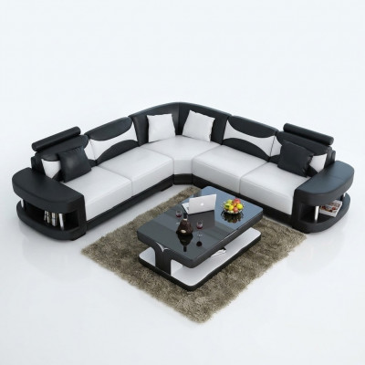 Wunnlandschaft Polstereck Eck-Sofa Couch Garnitur Landschaft Lieder Textil Neit!