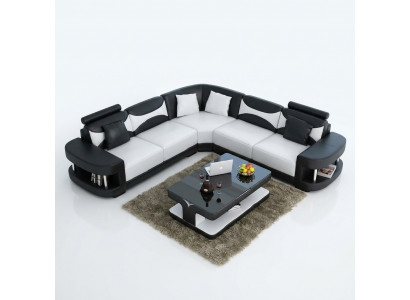 Wunnlandschaft Polstereck Eck-Sofa Couch Garnitur Landschaft Lieder Textil Neit!