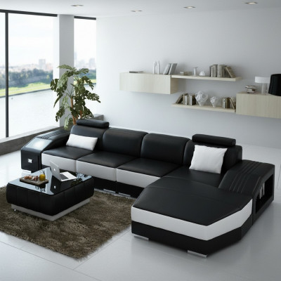 Wunnlandschaft Polster Ecke Eck Sofa Canapé Garnitur Landschaft Lieder Nei / 2724B