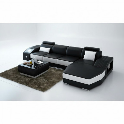 Wunnlandschaft Polster Ecke Eck Sofa Canapé Garnitur Landschaft Lieder Nei / 2724B