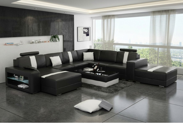 Liederdivan Eckdivan Divan Couch Design Sëtz Polster Garnitur Wunnlandschaft
