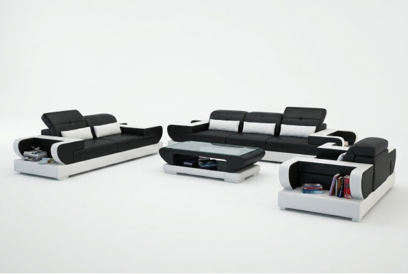 Sofagarnitur Couch Polster Lieder Sëtz Garnitur 3+2+1 Set Moderne Sofa Detmold