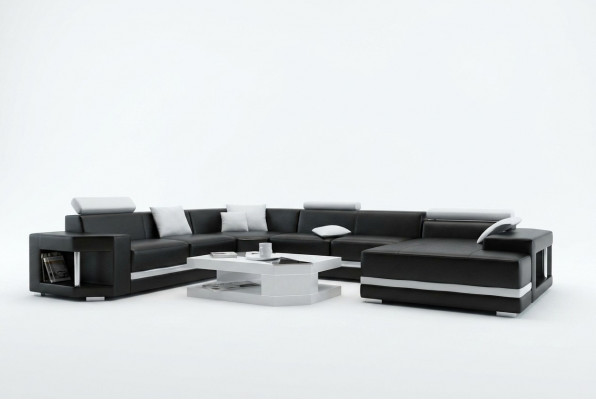 Eckcanapé Polster Wunnlandschaft Canapé Sofa Wunnlandschaft UForm Sëtz Ecke PH2673